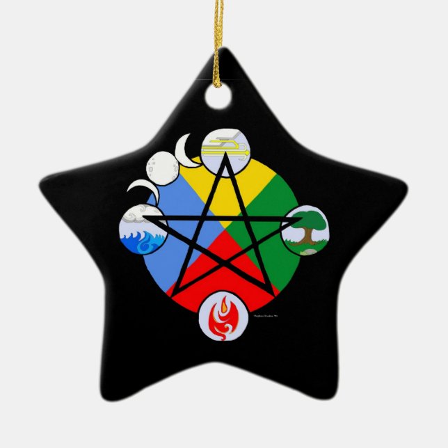 Elemental Pentagram Ornaments (Front)