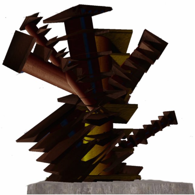 Elemental Significator Cutout Standing Photo Sculpture (Front)