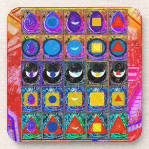 Elemental Symbols Pattern Meditation Aid Tattva Coaster