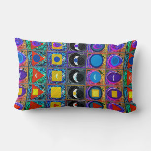 Elemental Symbols Pattern Meditation Aid Tattva Lumbar Cushion
