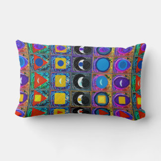 Elemental Symbols Pattern Meditation Aid Tattva Lumbar Cushion