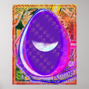 Elemental Water within Ether Meditation Aid Tattva Poster