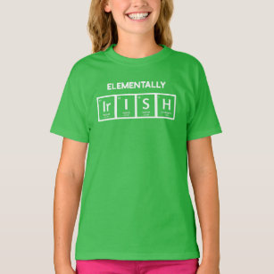 Elementally Irish Green St. Patrick's Day Shirt
