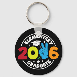 Elementary 2026 Graduate School Senior Year Gradua Key Ring