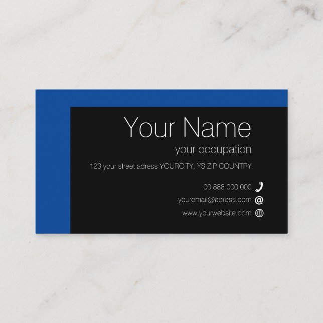 ELEMENTARY Collection Standard Business Card (Front)