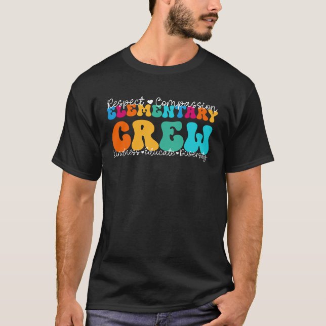 Elementary Crew Appreciation Week Back to School T-Shirt (Front)