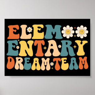 Elementary Dream Team Back To School Poster