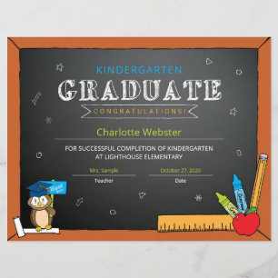 Elementary Graduate Award Template Certificate-1