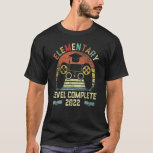 Elementary Graduation 2022 Level Complete Video G T-Shirt