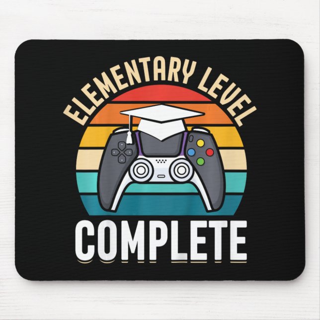 Elementary Level Complete Gamer Cl Of 2024 Graduat Mouse Mat (Front)