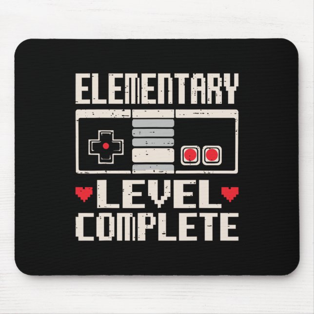 Elementary Level Complete Gamer Cl Of 2025 Graduat Mouse Mat (Front)