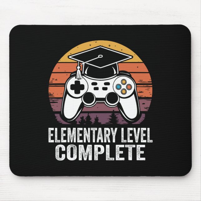 Elementary Level Complete Gamer Cl Of 2025 Graduat Mouse Mat (Front)