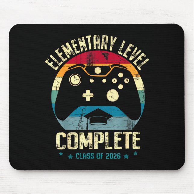 Elementary level complete gamer class of 2026 mouse mat (Front)