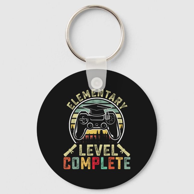 Elementary Level Complete Gamer Elementary Graduat Key Ring (Front)