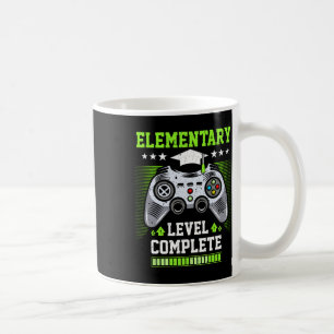 Elementary Level Complete Graduation Cl 2025 Gamer Coffee Mug