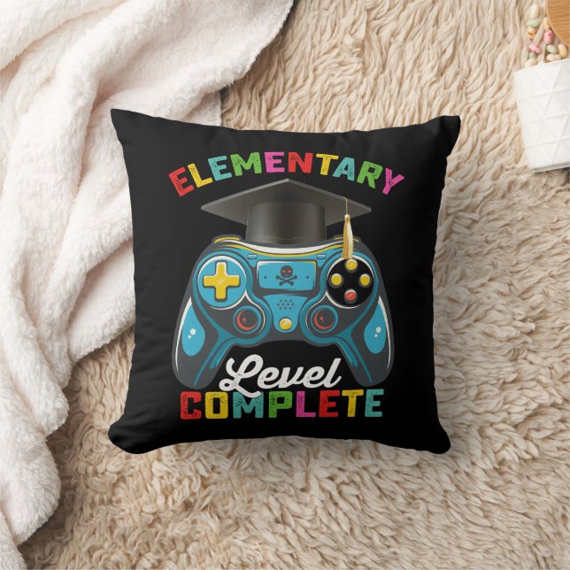 Elementary Level Complete Graduation Gaming Gamer Cushion (Blanket)