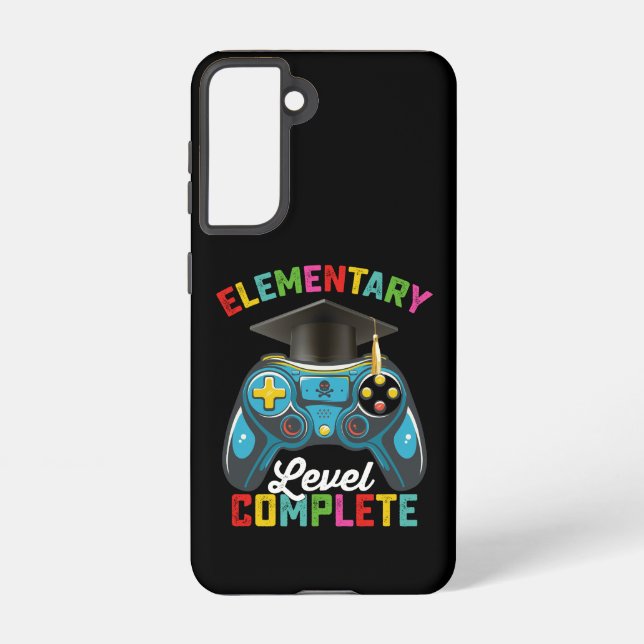 Elementary Level Complete Graduation Gaming Gamer Samsung Galaxy S21 Case (Back)