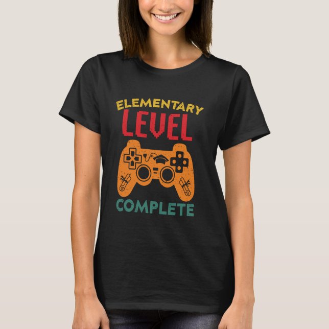 Elementary Level Complete Graduation T-Shirt (Front)