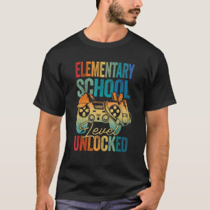 Elementary Level Unlocked Game On Back To School B T-Shirt
