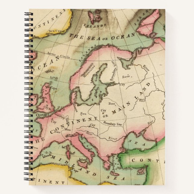 Elementary Map Notebook (Front)