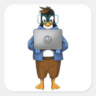 Elementary OS Square Sticker