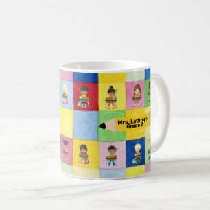 Elementary School Class Children Custom Teacher Coffee Mug