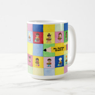 Elementary School Classroom Children Desk Teacher Coffee Mug