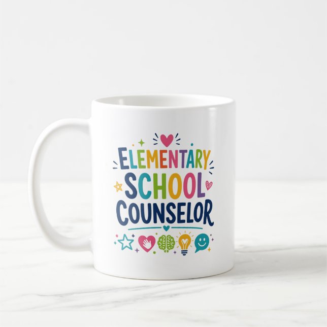 Elementary School Counsellor Appreciation Coffee Mug (Left)