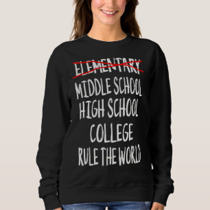 Elementary School Graduation 6th Grade Graduatio Sweatshirt