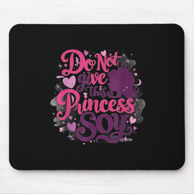 Elementary School Princess And The Soy Allergy Out Mouse Mat (Front)