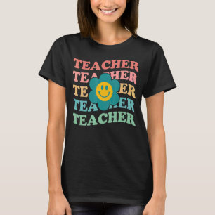 Elementary School Retro Teachers Inspirational Col T-Shirt
