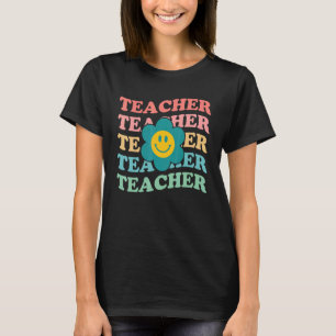 Elementary School Retro Teachers Inspirational Col T-Shirt