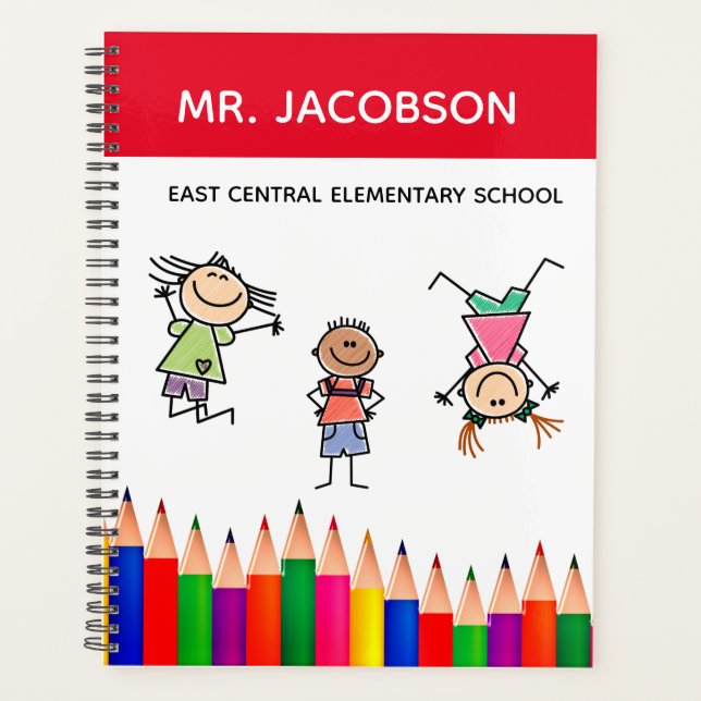 Elementary School Teacher Diary Planner (Front)