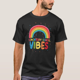 Elementary School Vibes First Day Back To School T T-Shirt