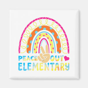 Elementary Student Bye Schools Out Last Cl Summer Magnet