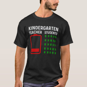 Elementary Teacher Kindergarten Teacher Low Batter T-Shirt
