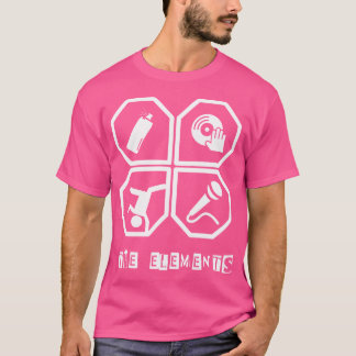 Elements Hip Hop Love Music Tee Shirt