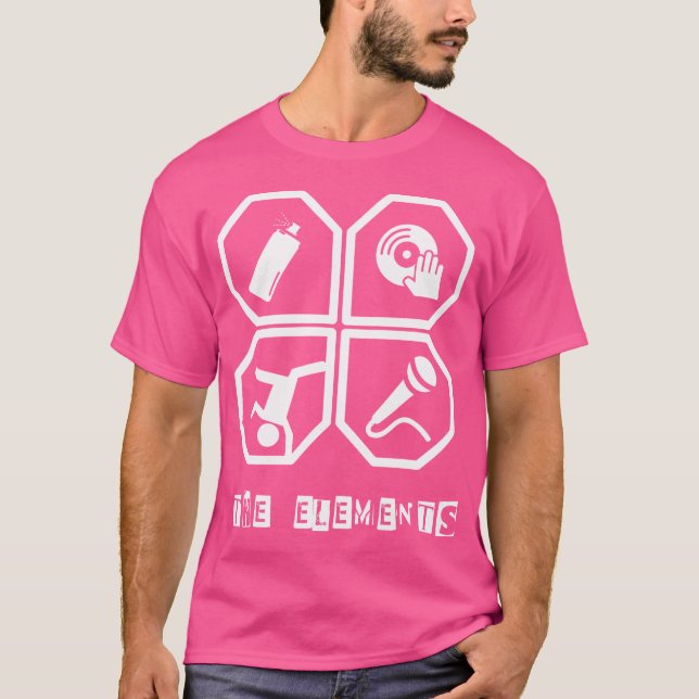 Elements Hip Hop 	 Love Music Tee Shirt (Front)