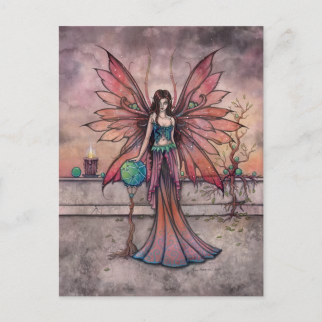 Elements in Sync Fairy Fantasy Art Postcard (Front)