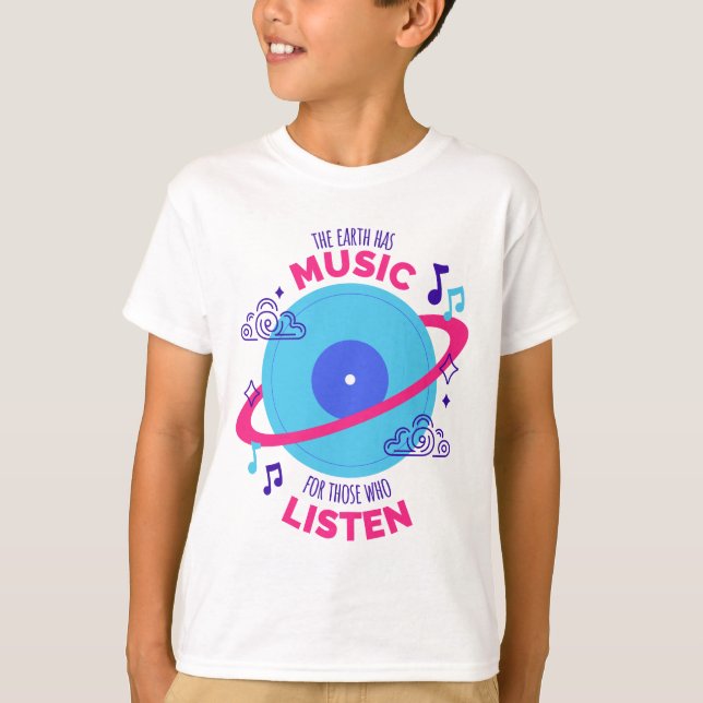 Elements Music Universe Life T-Shirt (Front)