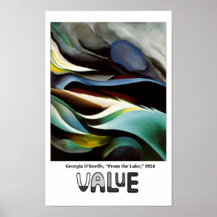 Elements of Art - Value featuring O’Keeffe Poster