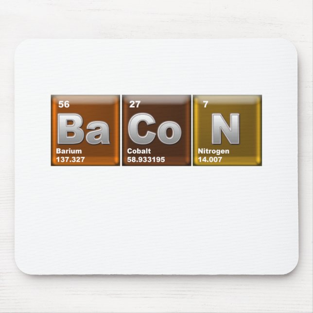 Elements of BaCoN Mouse Mat (Front)