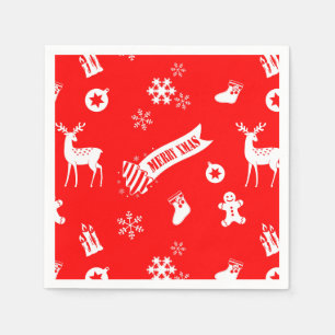 Elements of Christmas Napkin