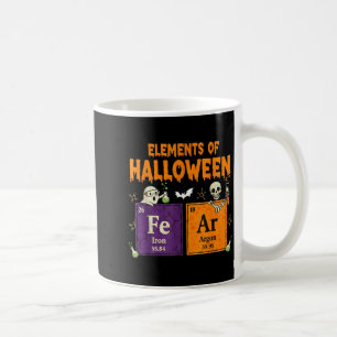 Elements Of Halloween Fear Periodically Halloween Coffee Mug