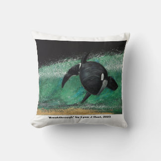 "Elements of Surprise" / "Breakthrough" pillow