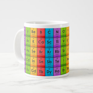 Elements of the Periodic Table Large Coffee Mug