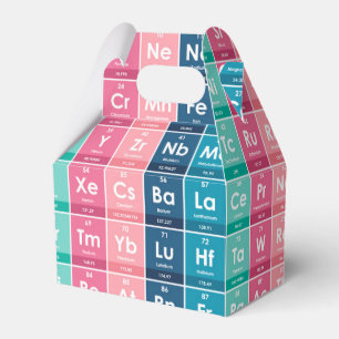 Elements of the Periodic Table Pattern Favour Box