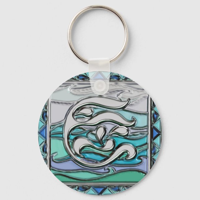 Elements series- Water symbol Key Ring (Front)