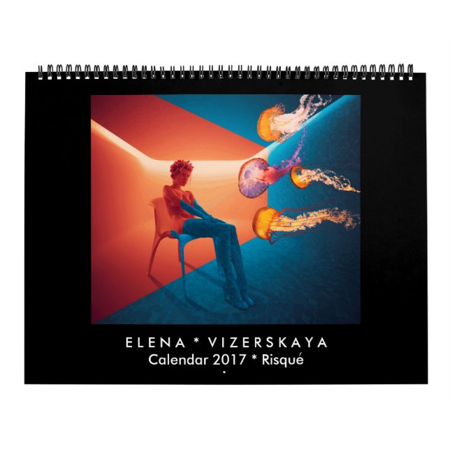 Elena Vizerskaya Art Calendar 2017 RISQUE (Cover)
