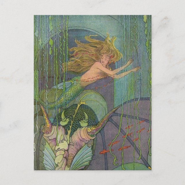 Elenore Abbott The Charming Mermaid Postcard (Front)